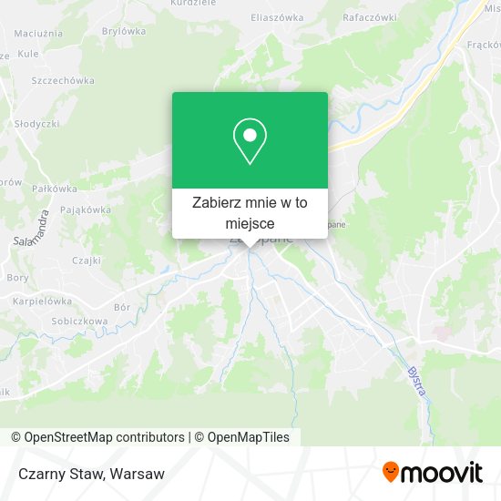 Mapa Czarny Staw