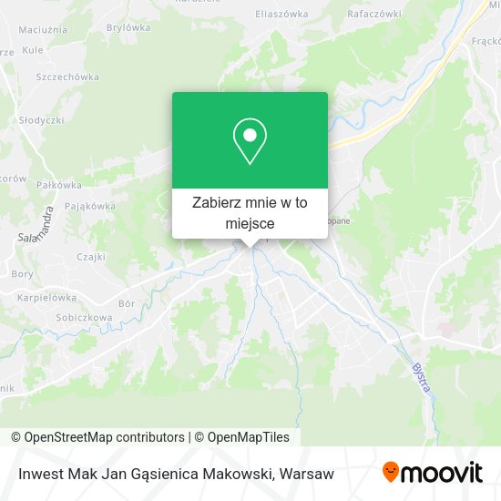 Mapa Inwest Mak Jan Gąsienica Makowski