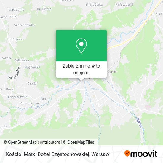 Mapa Kościół Matki Bożej Częstochowskiej