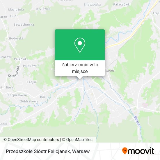 Mapa Przedszkole Sióstr Felicjanek