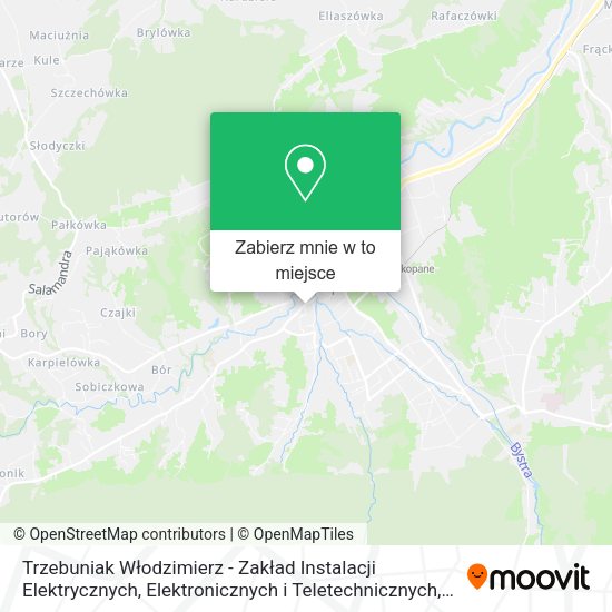 Mapa Trzebuniak Włodzimierz - Zakład Instalacji Elektrycznych, Elektronicznych i Teletechnicznych