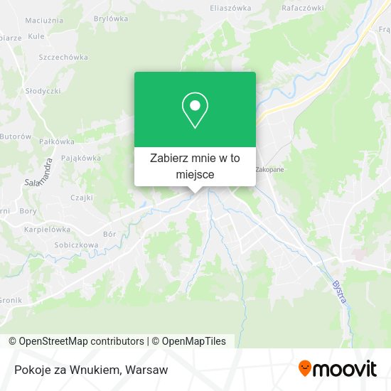 Mapa Pokoje za Wnukiem