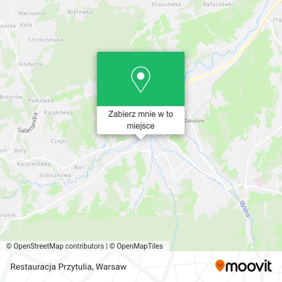 Mapa Restauracja Przytulia