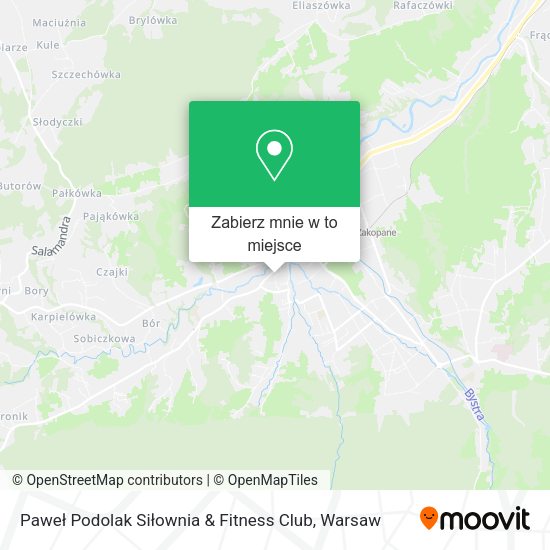 Mapa Paweł Podolak Siłownia & Fitness Club