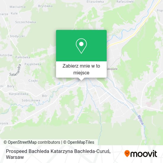 Mapa Prospeed Bachleda Katarzyna Bachleda-Curuś