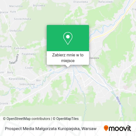 Mapa Prospect Media Małgorzata Kuropiejska