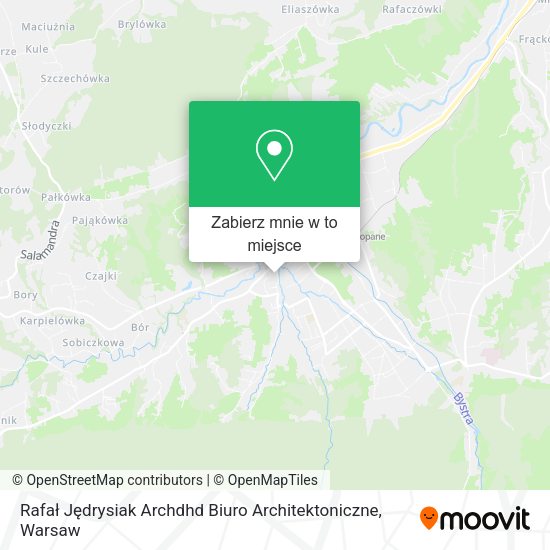 Mapa Rafał Jędrysiak Archdhd Biuro Architektoniczne