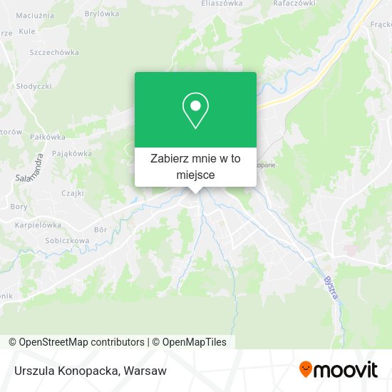 Mapa Urszula Konopacka