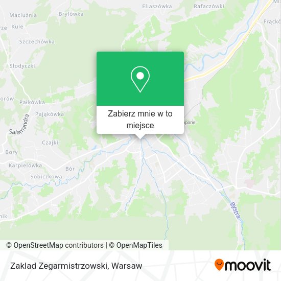 Mapa Zaklad Zegarmistrzowski