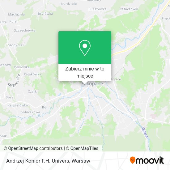 Mapa Andrzej Konior F.H. Univers