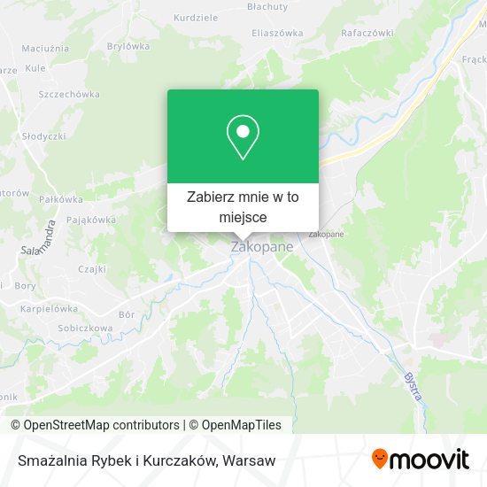 Mapa Smażalnia Rybek i Kurczaków