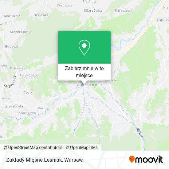 Mapa Zakłady Mięsne Leśniak