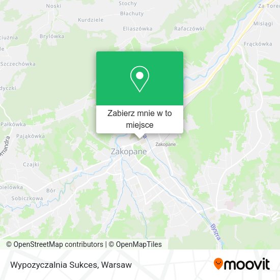 Mapa Wypozyczalnia Sukces