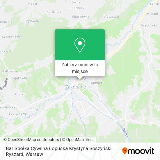 Mapa Bar Spółka Cywilna Łopuska Krystyna Soszyński Ryszard