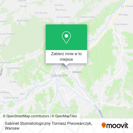 Mapa Gabinet Stomatologiczny Tomasz Piwowarczyk