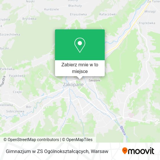 Mapa Gimnazjum w ZS Ogólnokształcących