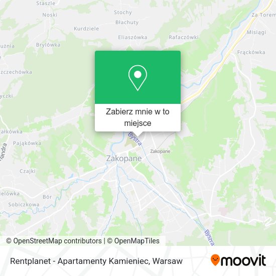 Mapa Rentplanet - Apartamenty Kamieniec