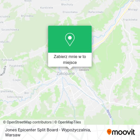 Mapa Jones Epicenter Split Board - Wypożyczalnia