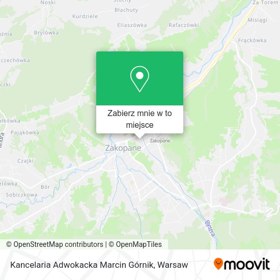 Mapa Kancelaria Adwokacka Marcin Górnik