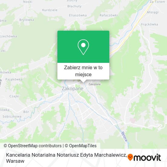 Mapa Kancelaria Notarialna Notariusz Edyta Marchalewicz