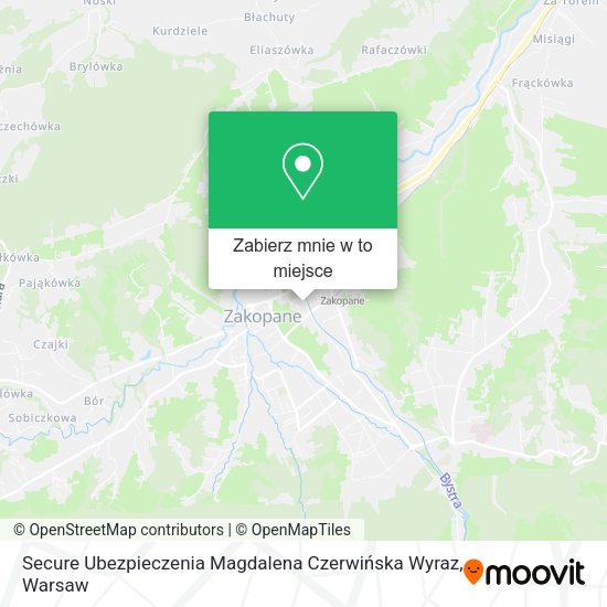 Mapa Secure Ubezpieczenia Magdalena Czerwińska Wyraz