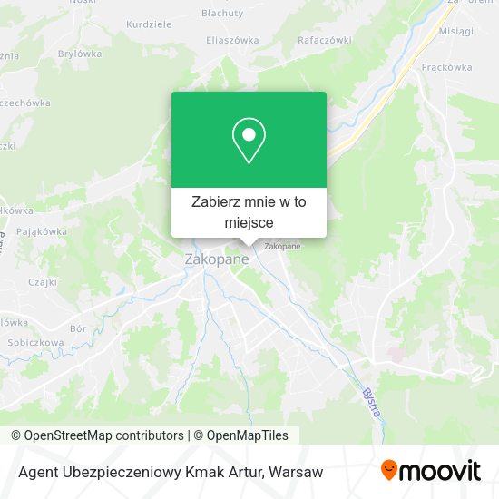 Mapa Agent Ubezpieczeniowy Kmak Artur