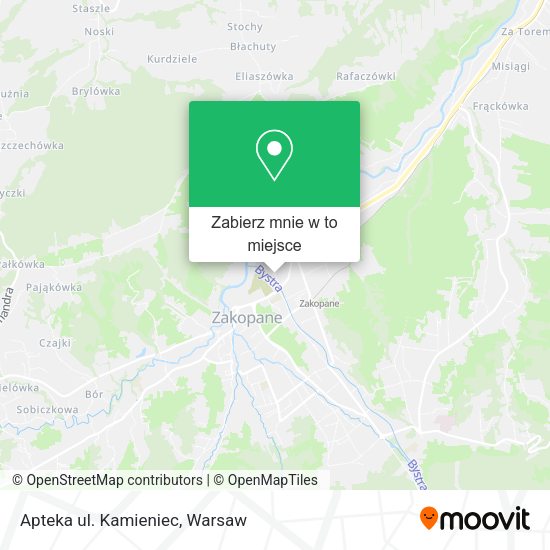 Mapa Apteka ul. Kamieniec