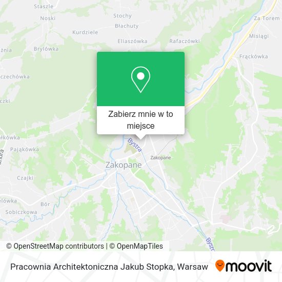 Mapa Pracownia Architektoniczna Jakub Stopka