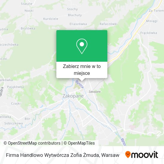 Mapa Firma Handlowo Wytwórcza Zofia Żmuda