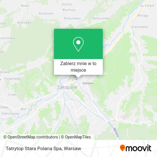 Mapa Tatrytop Stara Polana Spa