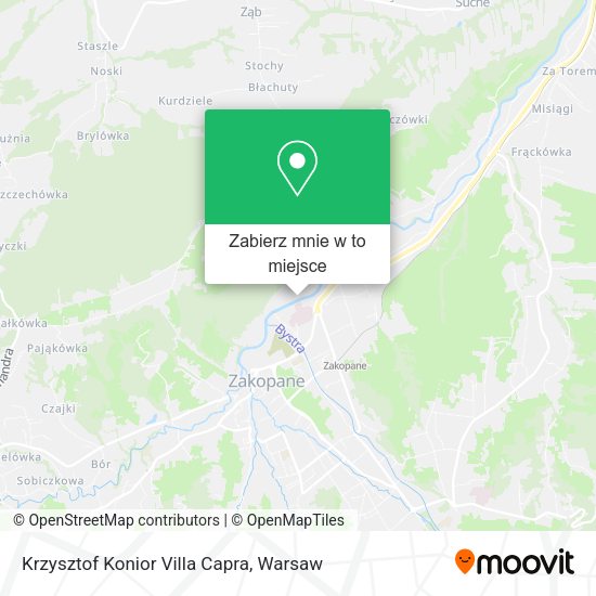 Mapa Krzysztof Konior Villa Capra