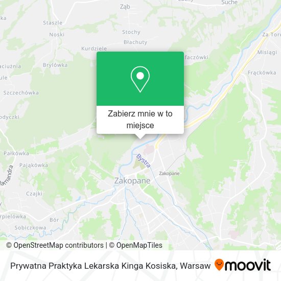 Mapa Prywatna Praktyka Lekarska Kinga Kosiska