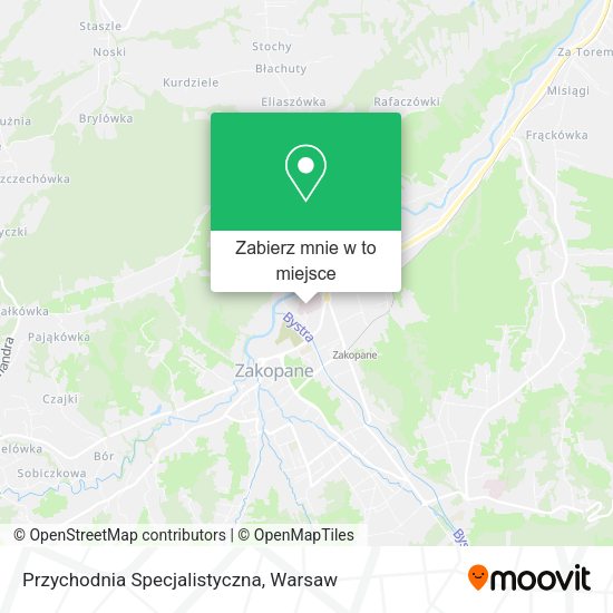 Mapa Przychodnia Specjalistyczna