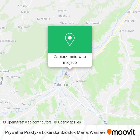 Mapa Prywatna Praktyka Lekarska Szostek Maria