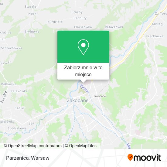 Mapa Parzenica