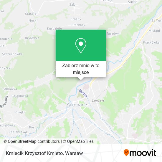 Mapa Kmiecik Krzysztof Kmieto