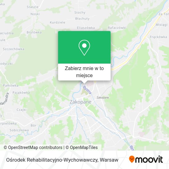 Mapa Ośrodek Rehabilitacyjno-Wychowawczy