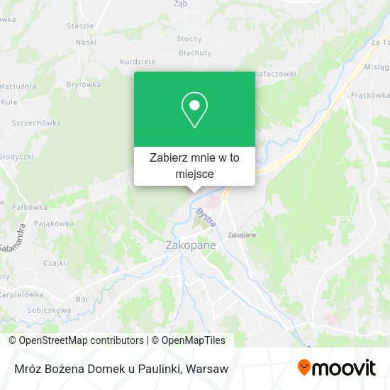 Mapa Mróz Bożena Domek u Paulinki