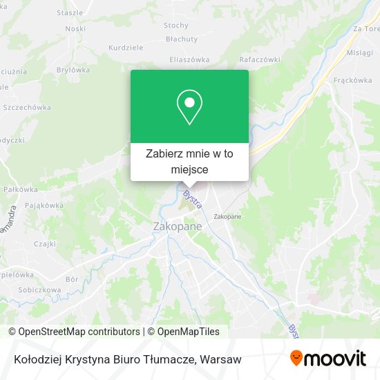 Mapa Kołodziej Krystyna Biuro Tłumacze