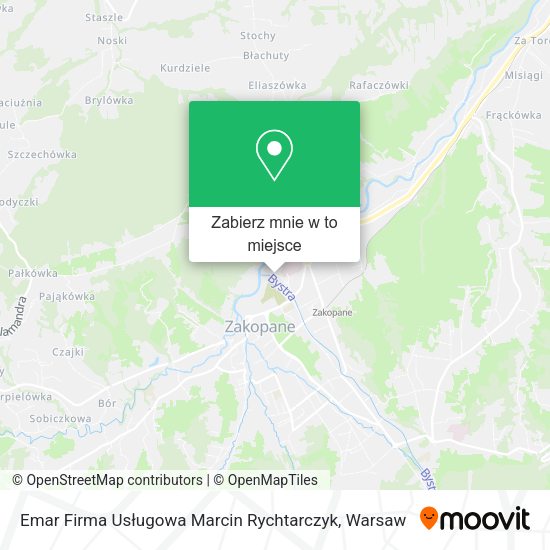 Mapa Emar Firma Usługowa Marcin Rychtarczyk