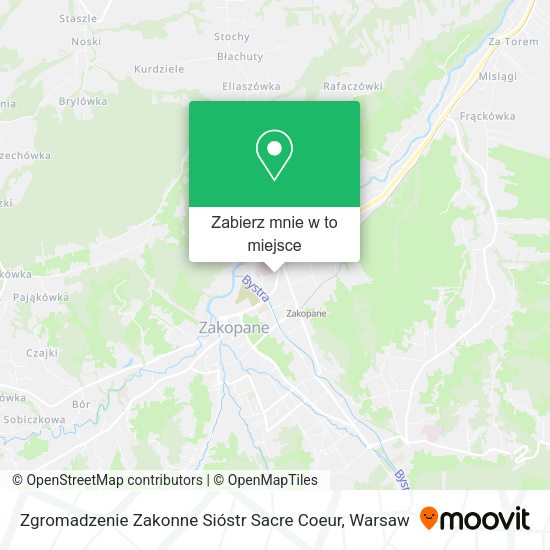 Mapa Zgromadzenie Zakonne Sióstr Sacre Coeur