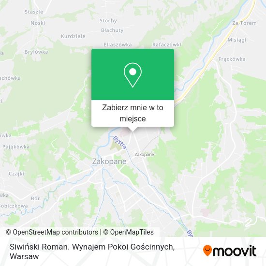 Mapa Siwiński Roman. Wynajem Pokoi Gościnnych