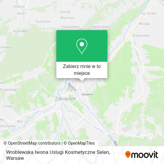 Mapa Wroblewska Iwona Uslugi Kosmetyczne Selen