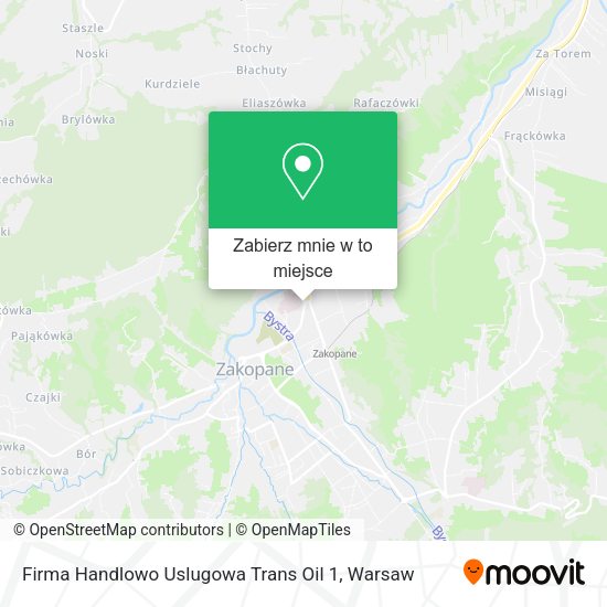 Mapa Firma Handlowo Uslugowa Trans Oil 1