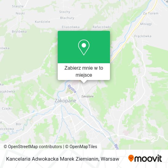 Mapa Kancelaria Adwokacka Marek Ziemianin