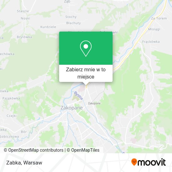 Mapa Zabka