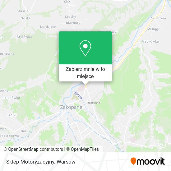 Mapa Sklep Motoryzacyjny