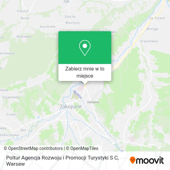 Mapa Poltur Agencja Rozwoju i Promocji Turystyki S C