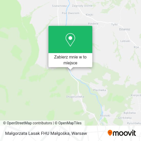 Mapa Małgorzata Lasak FHU Małgośka