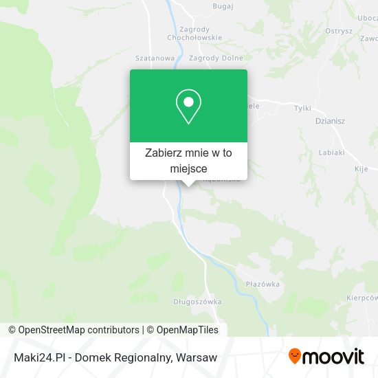 Mapa Maki24.Pl - Domek Regionalny